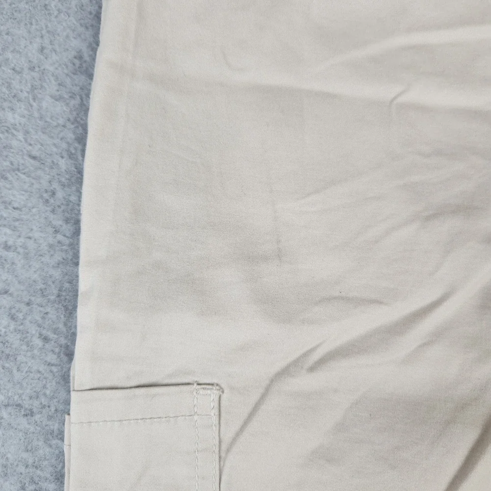 Vanilla Star Girls Tan‎ Khaki Cargo Pants Sz 14 Adjustable Waist Utility Stretch